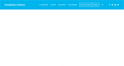 Desktop Screenshot of fondationrivieres.org